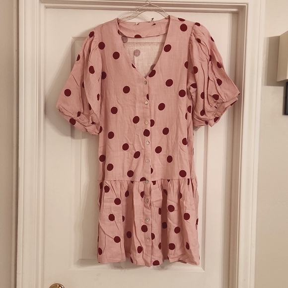 Petal and Pup Regina smock style dress Womens Size 2 - Picture 2 of 9